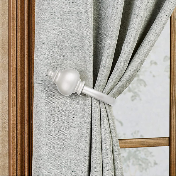 Canora Grey Curtain Holdbacks Set Of 2, Window Treatment Holdbacks Wall Mounted Drapery Hooks